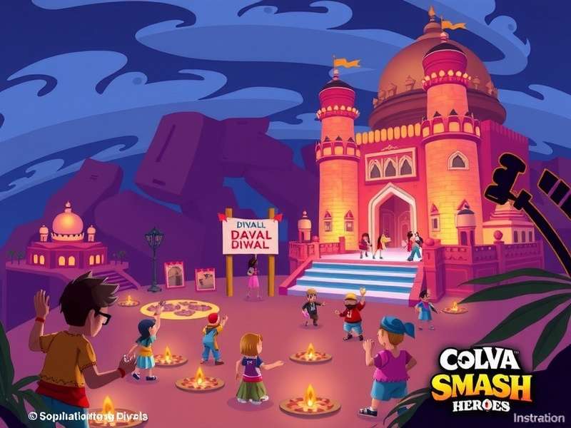 Limited-time Diwali festival mode Colva Smash Heroes Diwali event